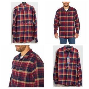 Orvis Men’s Flannel Shirt IN RED